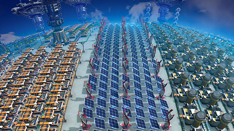 Full Equatorial Solar & Wind Power Ring