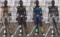Fallout 4 Wasteland Girl Armor Reloaded MultiPack All-In-One
