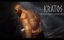 The Elder Scrolls V: Skyrim Kratos Character Preset and Custom Textures Mod