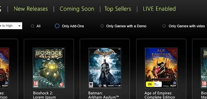 Strategy Informer Special (Part Two): Games for Windows LIVE Marketplace