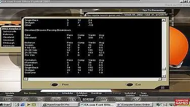 Front Office Football 2001