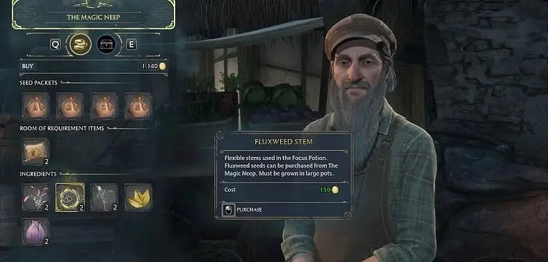 Hogwarts Legacy Fluxweed Stem and Seeds Locations