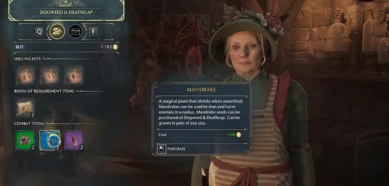 Hogwarts Legacy Mandrake Locations - How to Find or Grow Your Own Using Seeds