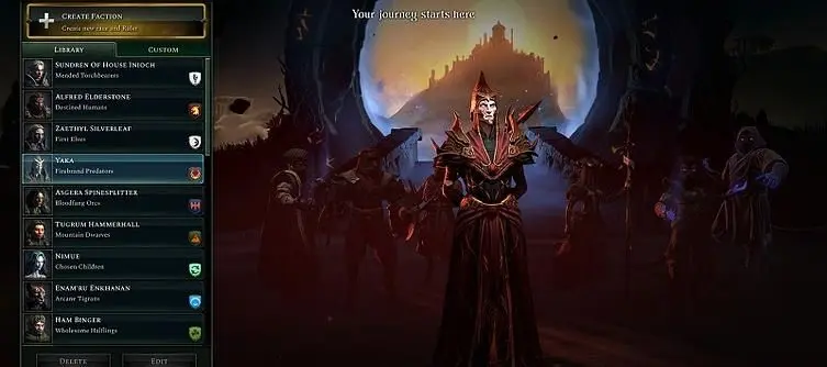 Age of Wonders 4 Factions - All Pre-Made Picks