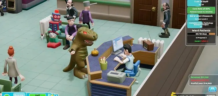 Two Point Hospital Bigfoot DLC Levels - How to Unlock the DLC Hospitals