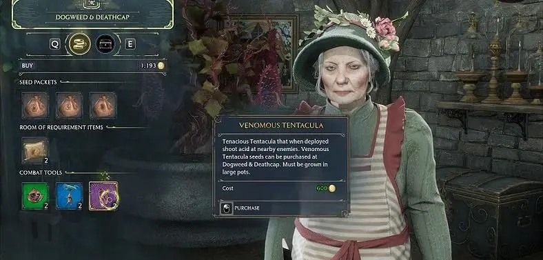 Hogwarts Legacy Venomous Tentacula and Seeds Locations - How to Obtain