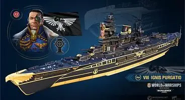 In the Grim Darkness of World of Warships, there is only Warhammer