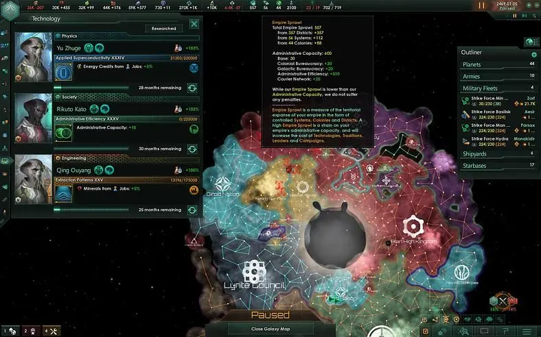 Stellaris Administrative Capacity Guide