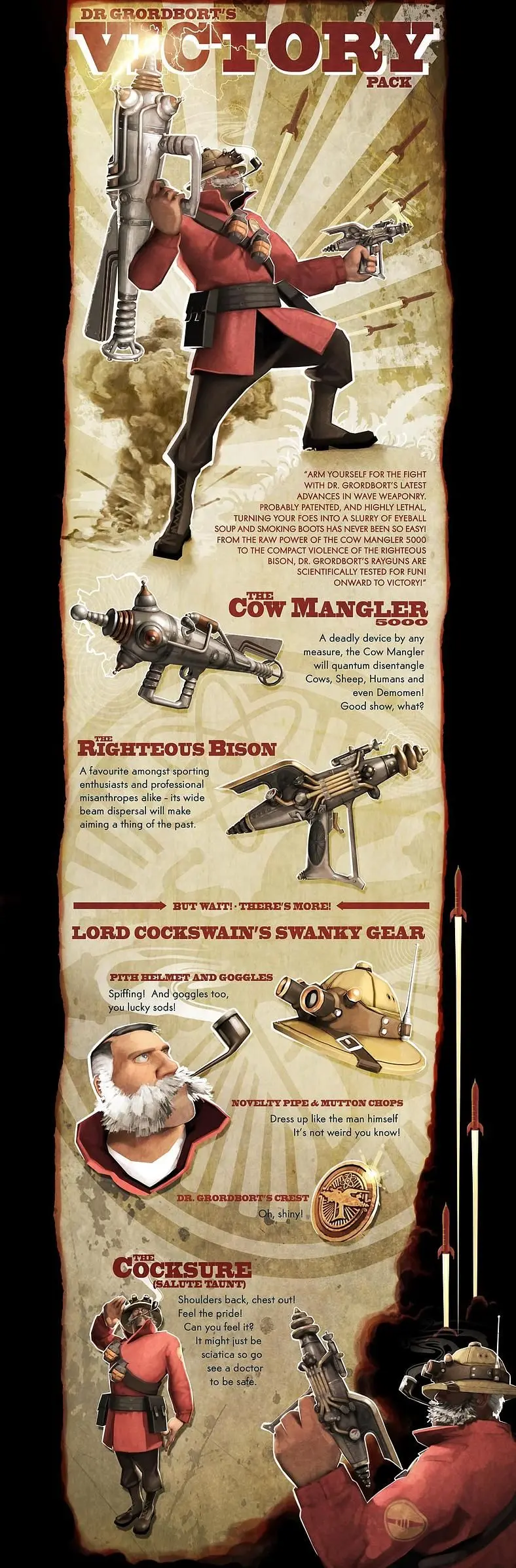 Dr. Gordbort's Victory Pack available for Team Fortress 2