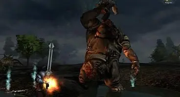 Silverfall is an action RPG in which you select your race, build a character, and race off to kill bad things.
