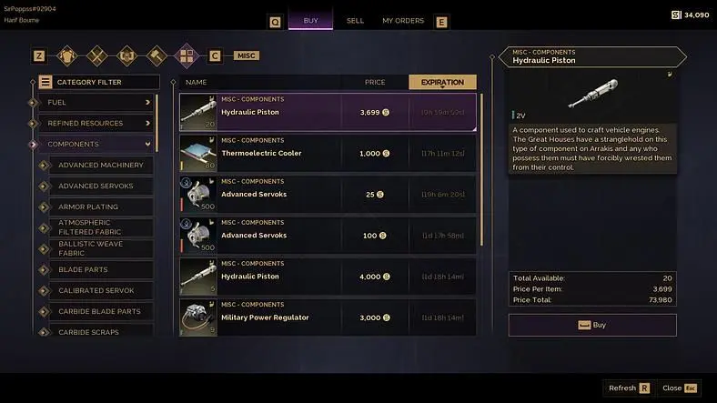 Where to find Complex Machinery in Dune: Awakening