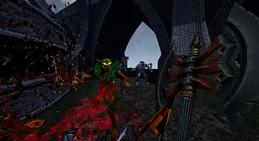 AMID EVIL from the makers of Rise of the Triad and DUSK is inspired by Heretic/Hexen