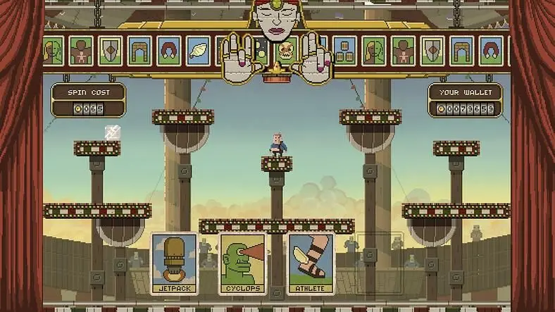 Addictive and brutal oldschool platforming with a psycho circus twist.