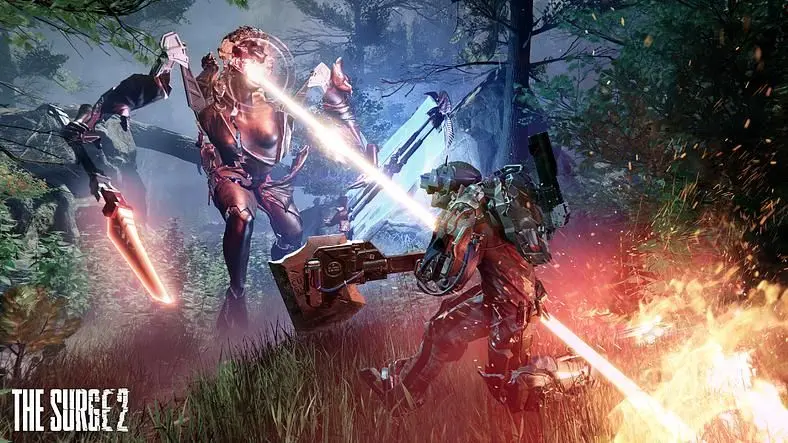The Surge 2 gameplay shows off its robot-infested Park and terrifying statue boss