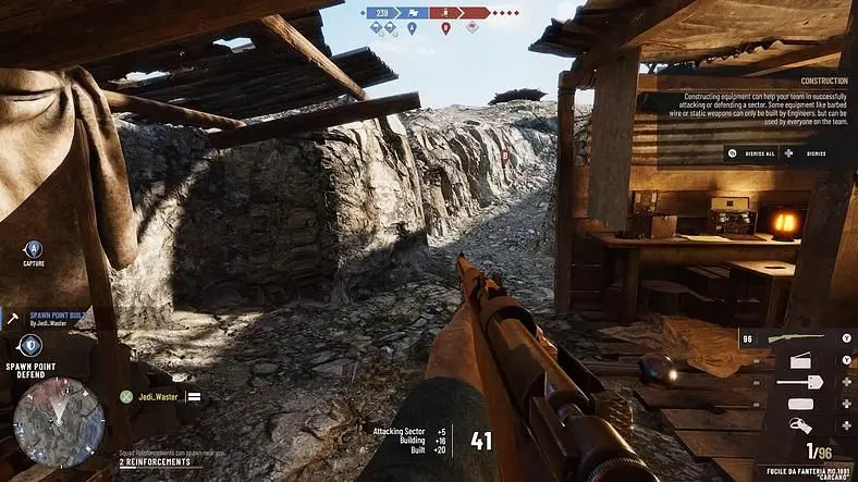 Front towards enemy