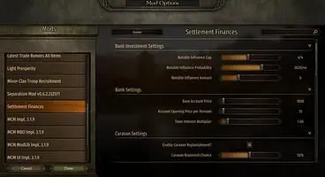 This Mount and Blade 2: Bannerlord Mod Adds More Options for Managing Settlement Finances