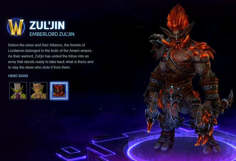 Zul'jin - Warlord of the Amani Trolls - Joins Heroes of the Storm Early Next Year