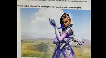 Key Sombra Overwatch Art Leaks Through The Blizzard Store