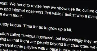 CCP 'revising scope' of Fanfest after controversy, 'frat house' days are numbered