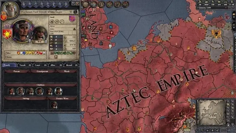 Aztecs invade Crusader Kings II today in new DLC