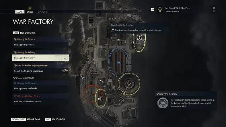 Sniper Elite 5 War Factory Workbench Locations - Where to Find Them