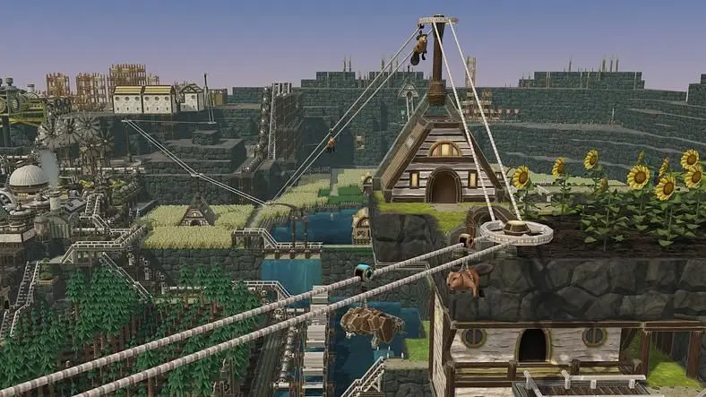 Timberborn dev details transport improvements in Update 7