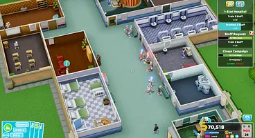 We chat with Two Point about fire extinguishers having a purpose, hospital marketing, staff getting Hangry, and moving on from Lionhead.
