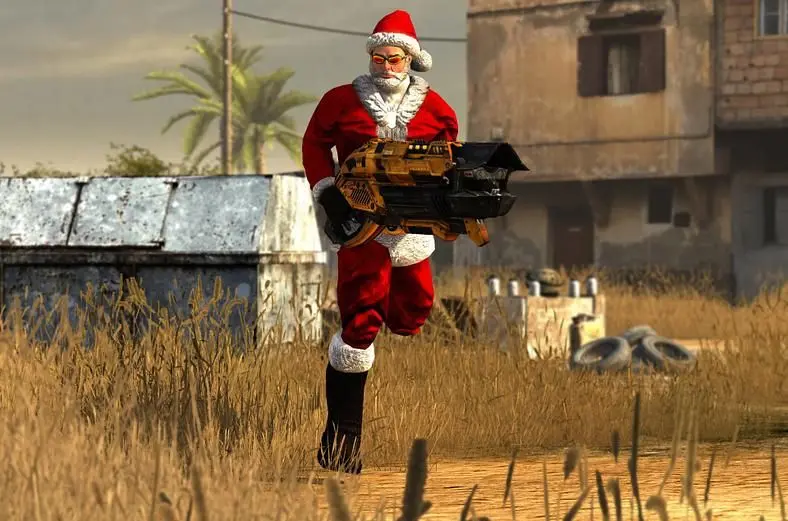 Serious Sam 3 goes "ho, ho, ho!" with free Santa skin