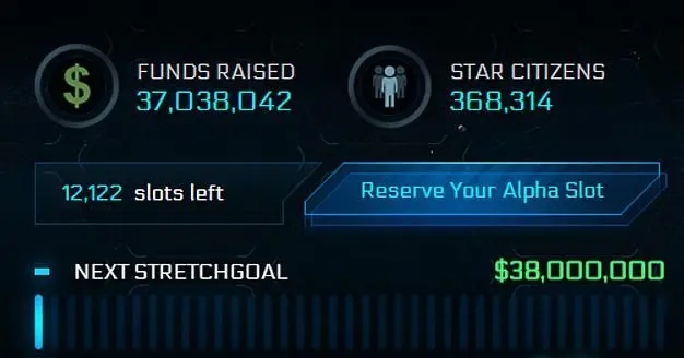 Star Citizen's organization system launches, now at $37 million in funds