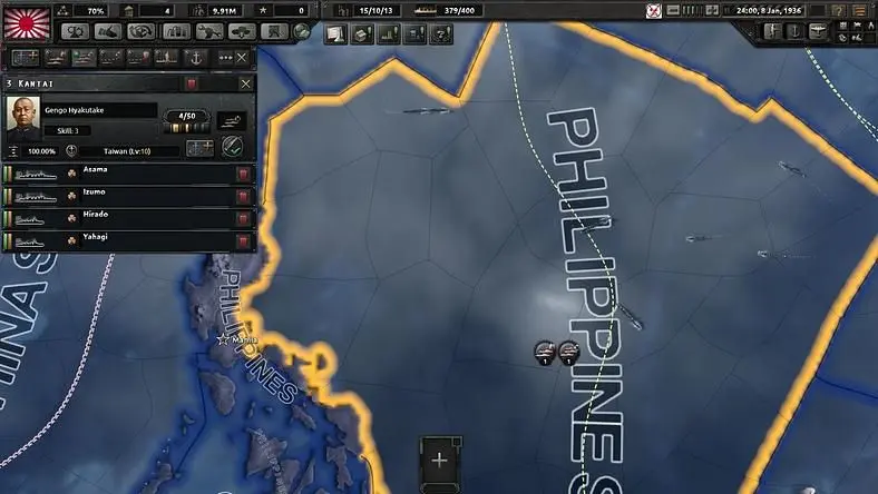 Paradox dev diary looks at naval forces in Hearts of Iron IV, now operate in strategic areas