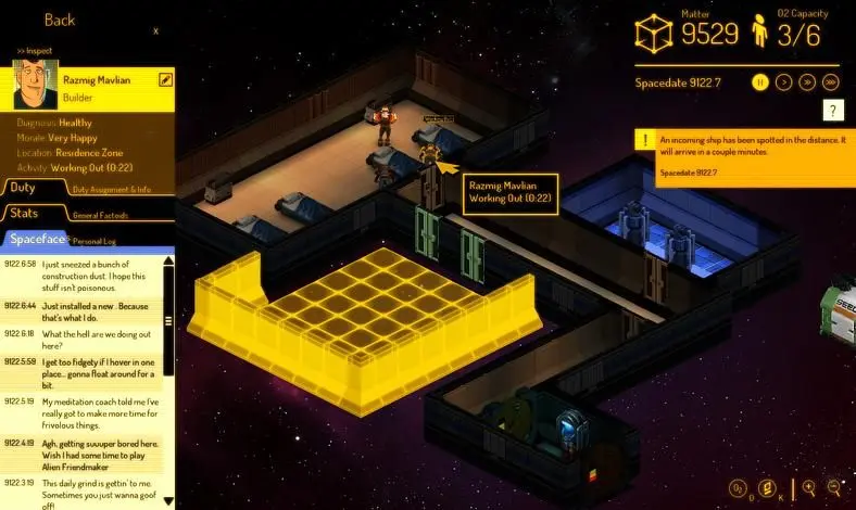 Spacebase DF-9 launches next month, Double Fine ceasing content updates