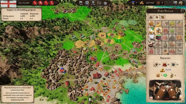 Port Royale 4 Production and Town Management Guide