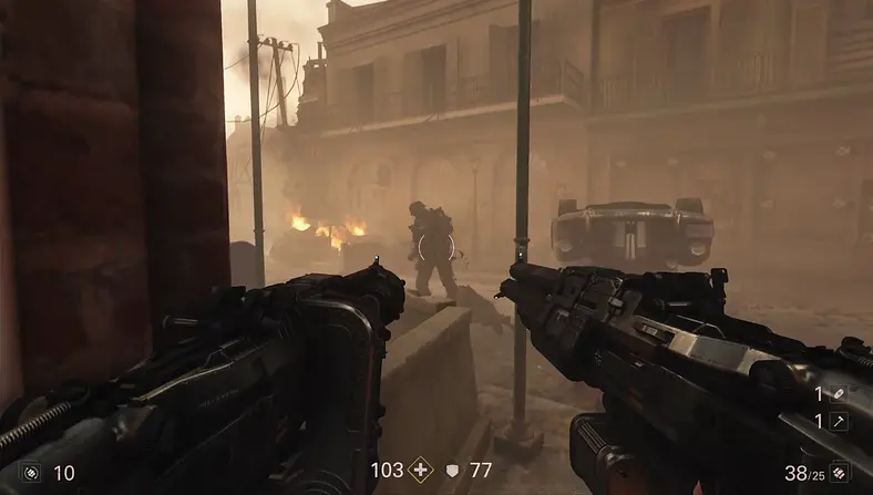 Wolfenstein 2 interview with Senior Games Designer Arcade Berg on new enemies, new levels, aliens and Mecha-Hitler.