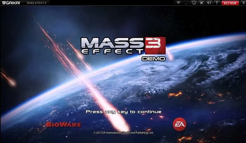 Mass Effect 3 available as live streaming game on Gaikai