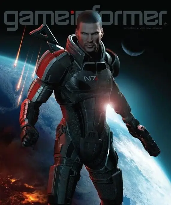 Mass Effect 3 on Game Informer cover