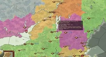 Birth Of America uses a simultaneous turn based battle system, which basically means that its a bloody free for all, much like a typical war.