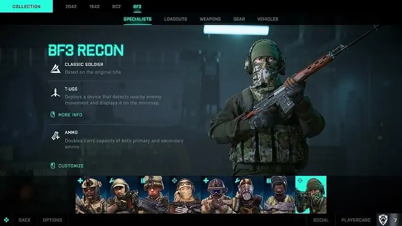 Battlefield 2042 Classes and Specialists - Traits and Loadouts
