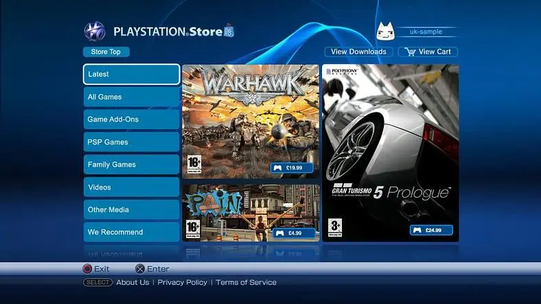 PlayStation Network Content Update for 25th September