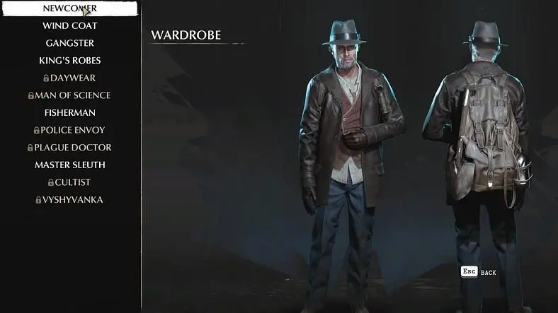 The Sinking City Outfits - How to unlock all Costumes