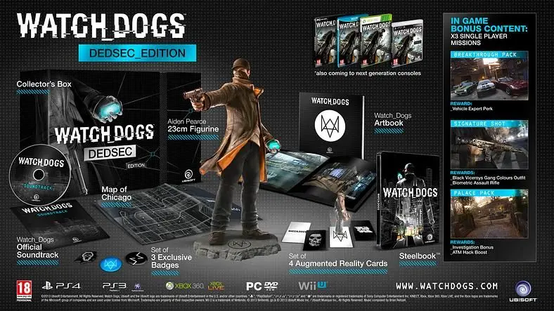 Ubisoft announces release date, gameplay trailer, special editions for Watch Dogs