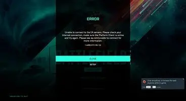 Battlefield 2042 Unknown Error - Players unable to connect to EA Servers