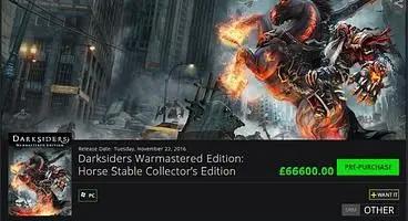 New Darksiders Collector’s Edition Priced at £66,600