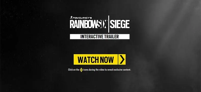 Ubisoft post Tom Clancy's Rainbow Six: Siege 'interactive trailer' for Terrohunt mode