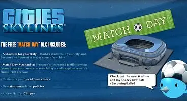 Paradox Interactive release free Match Day DLC for Cities: Skylines