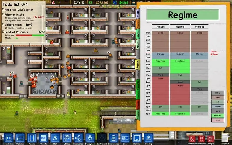 Introversion's Alpha 21 for Prison Architect adds narcotics, reform and surrender