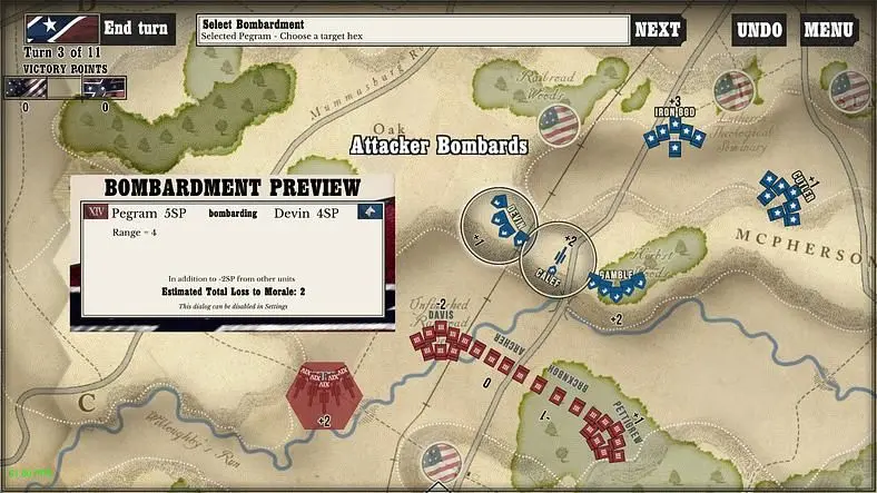 Hex-Based Civil War Strategy Game - Gettysburg: The Tide Turns - Hits Steam Tomorrow