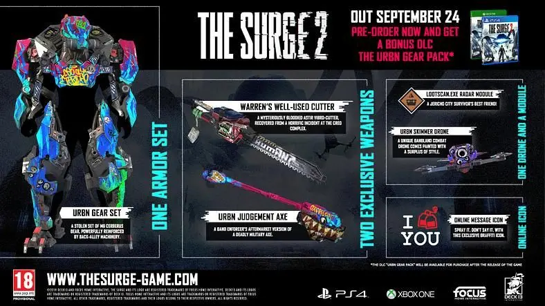 The Surge 2 Launches September 24