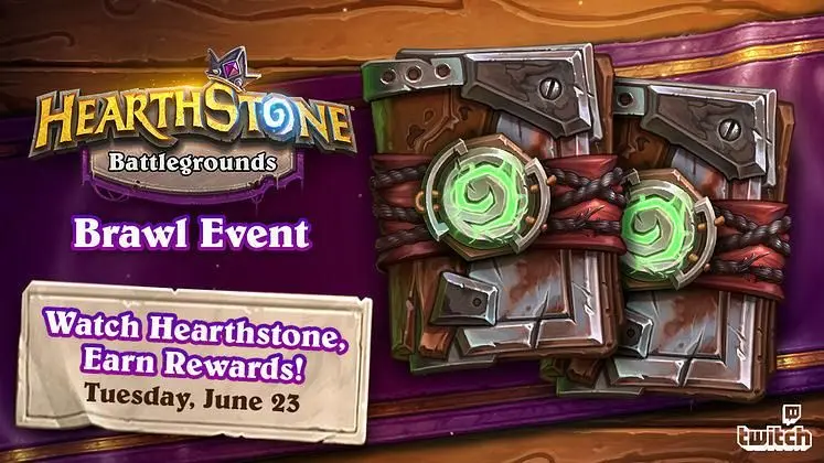 Hearthstone Twitch Drops - Earn Ashes of Outland Pack in Battlegrounds Brawl