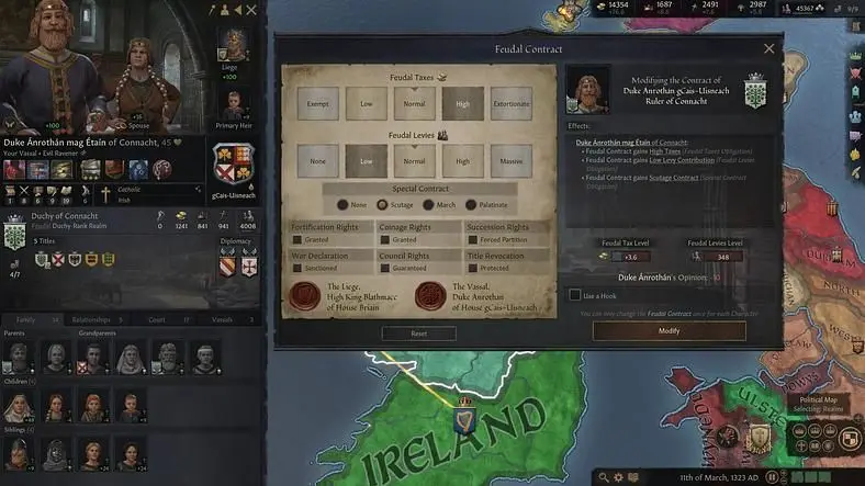 Crusader Kings 3 Feudal Contract and Vassals Guide