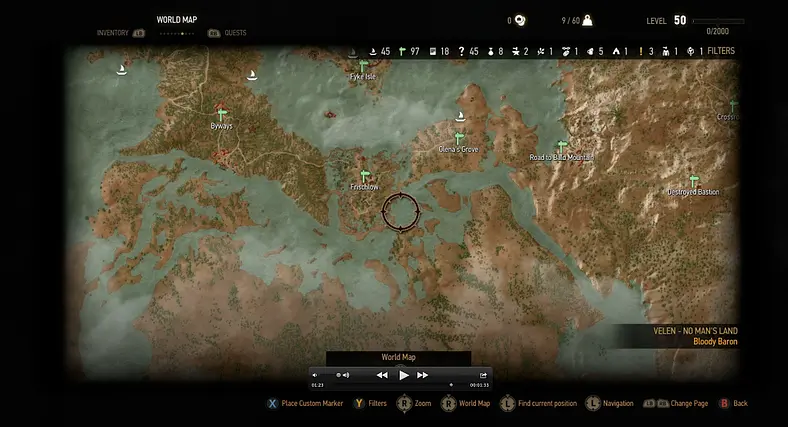 CD Projekt Reveals The Witcher 3: Wild Hunt World Map